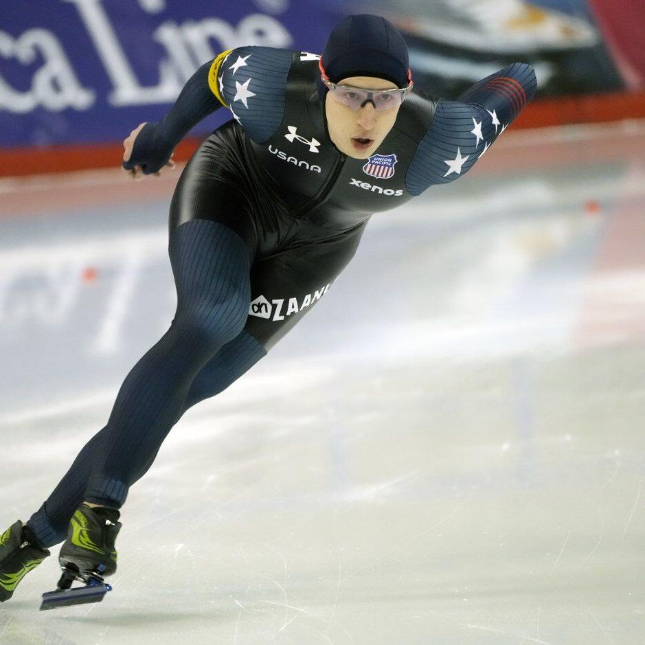 Stolz victorious again, Ghiotto sets world record in World Cup speedskating